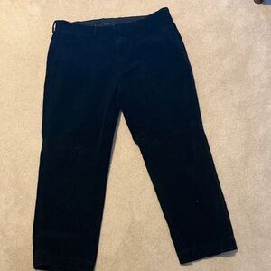 Ralph Lauren Men's Black Corduroy Trousers Preston